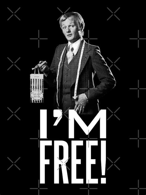 "Mr Humphries - I'm Free Quote" Poster for Sale by McPod | Redbubble