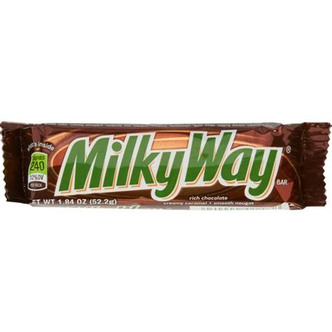 Milky Way 1.87 oz Milk Chocolate, Caramel & Nougat Candy Bar by Milky ...