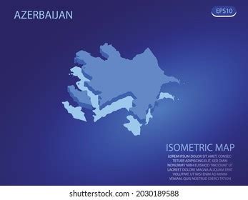 Azerbaijan Map Technology Green Futuristic Background Stock Vector ...