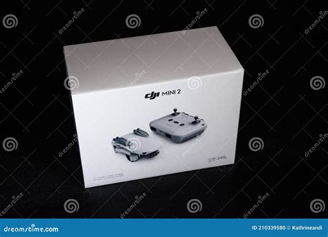 Dji Mini 2 Drone Bundle Fly More Combo Box on Dark Editorial Image ...