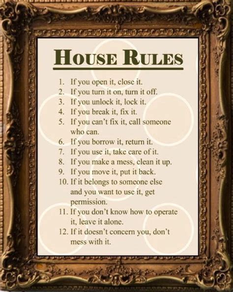 house rules - #house #rules - #DecorationExterieur #einrichten # ...