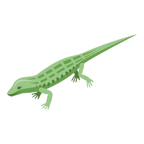 Wild reptile icon, isometric style 15849761 Vector Art at Vecteezy