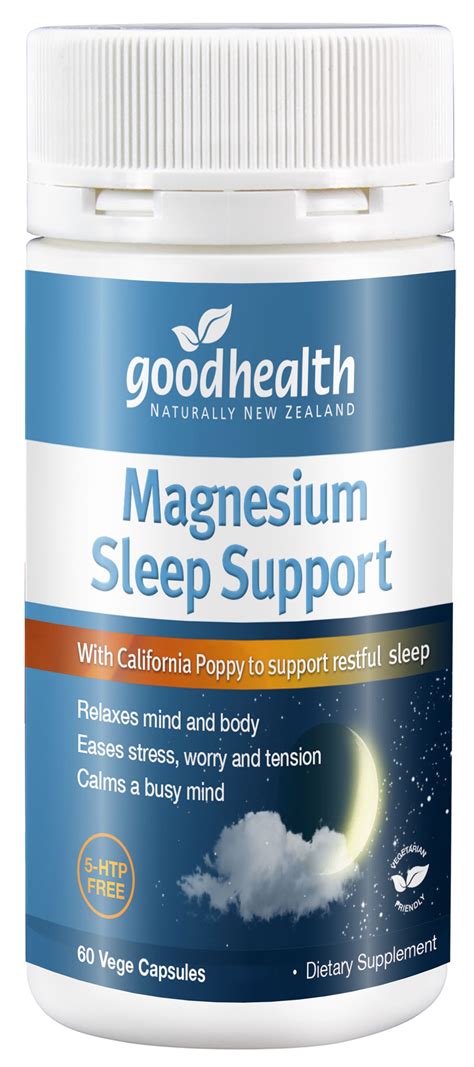 Good Health - Magnesium Sleep Support - 60 Capsules - Devon West ...