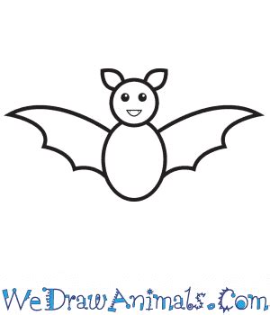 How to Draw a Simple Bat for Kids