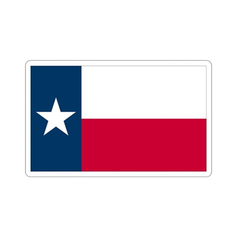 Texas Flag Sticker | Show Your Texas Pride with Top-Quality Stickers ...