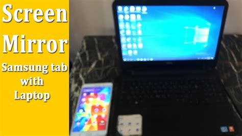 Screen mirroring Samsung Tab/Android with laptop - Easy method 2018 ...