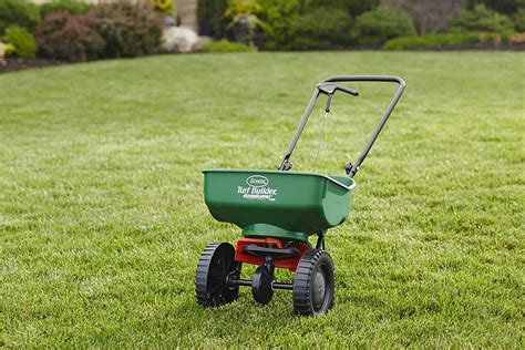 Scotts Turf Builder EdgeGuard Mini Broadcast Spreader - Spreads Grass Seed, Fert - Seeders ...