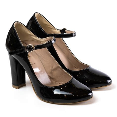 “Mary Jane” Black Patent Heels – Fairymade | Handcrafted by Myrto Kliafa
