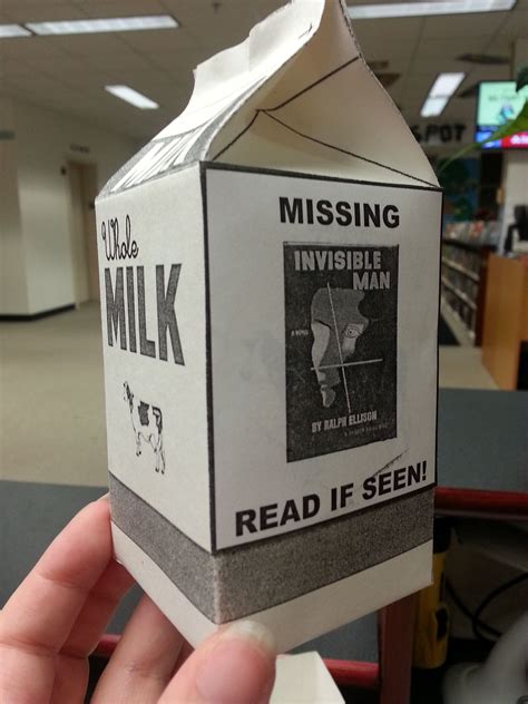 Missing Milk Carton Template, Web Missing Person Milk Carton Template.