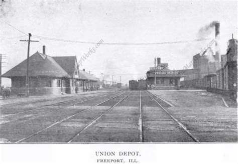 Union depot freeport illinois | Freeport, Historical pictures