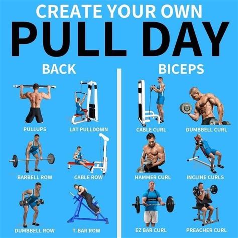 Pull Day Arms Strength Fully Gym Workout | Pull day workout, Push pull legs workout, Gym workout ...