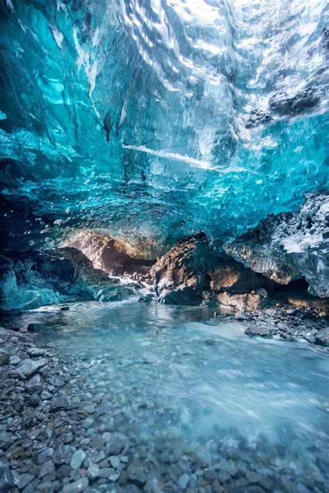 Iceland Ice Caves - Photographing Inside Vatnajokull Waterfall Ice Cave, Iceland | Iceland ...