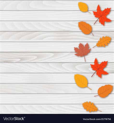 Abstract background with falling autumn leaves Vector Image