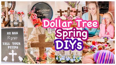 Dollar Tree DIY SPRING Decor Crafts - YouTube | Spring decor diy, Dollar tree diy, Spring diy