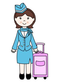 Flight Attendant Clipart