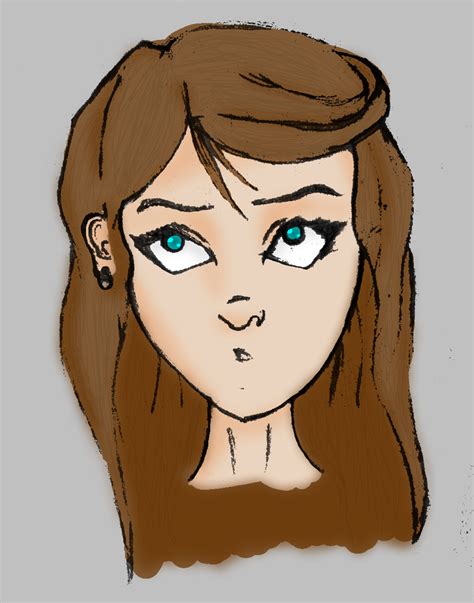 Female Head Paint.NET Coloring by PandaLegacy on DeviantArt