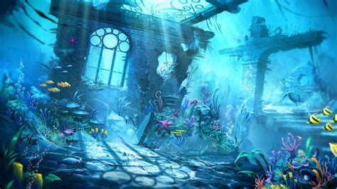 Underwater Fantasy Landscape