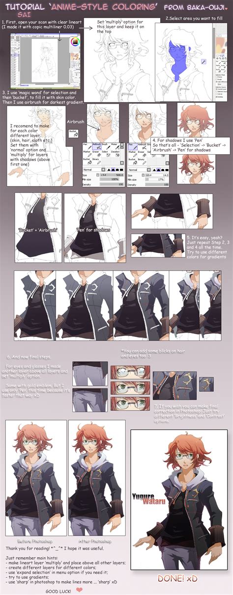 Anime Style coloring Tutorial by baka-ouji on DeviantArt