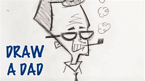 How To Draw a Dad (Step by Step) - YouTube