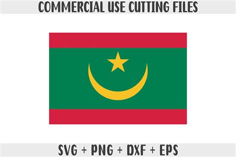 Mauritania Flag SVG Original Colors Graphic by Zoomksvg · Creative Fabrica