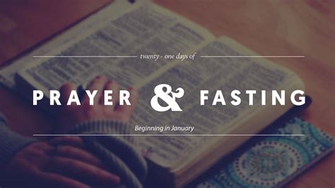 21 Days of Fasting and Prayer — Prince of Peace Word Fellowship Church