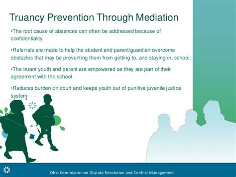 Truancy Prevention through ADR (Mediation, Restorative Practices, etc.)