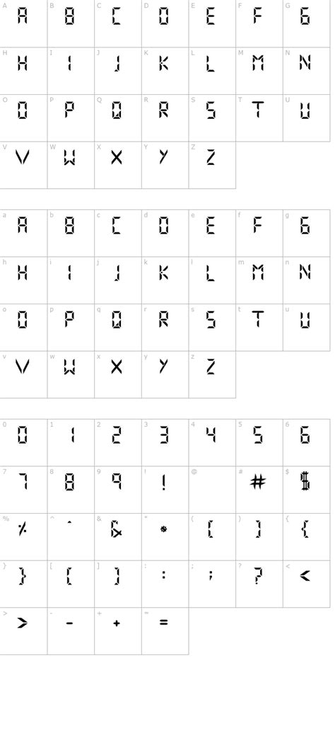 Download Digital Numbers Font - Free Font Download - FontPalace.com