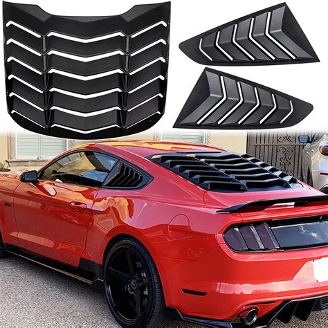 Buy Rear & Side Window Louvers for Ford Mustang 2015-2023 in GT Lambo ...