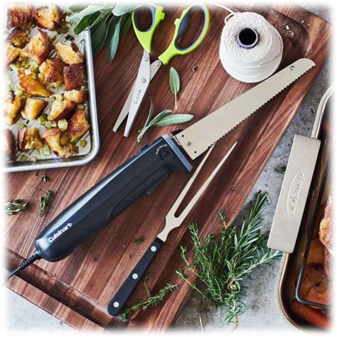 MorningSave: Cuisinart Electric Knife Set with Bamboo Cutting Board