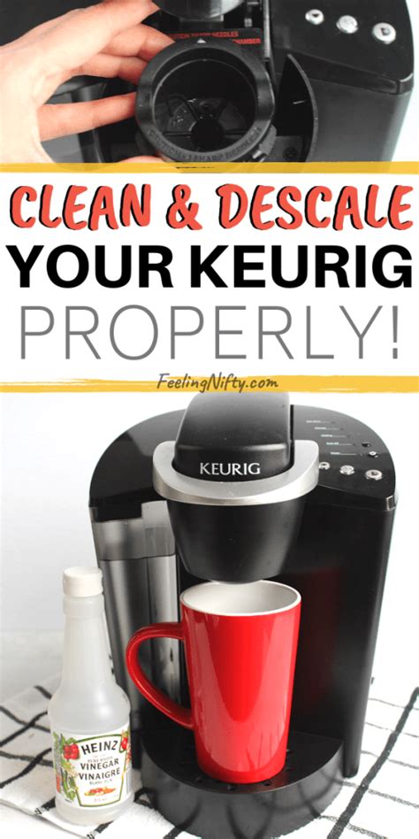 How to Descale a Keurig - 2 Easy Ways {with vinegar and without }