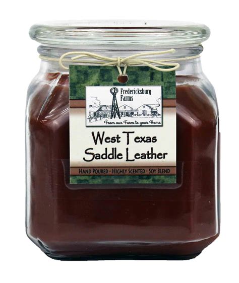 West Texas Saddle Leather Candle (20 oz.) Leather Candle, Scented ...