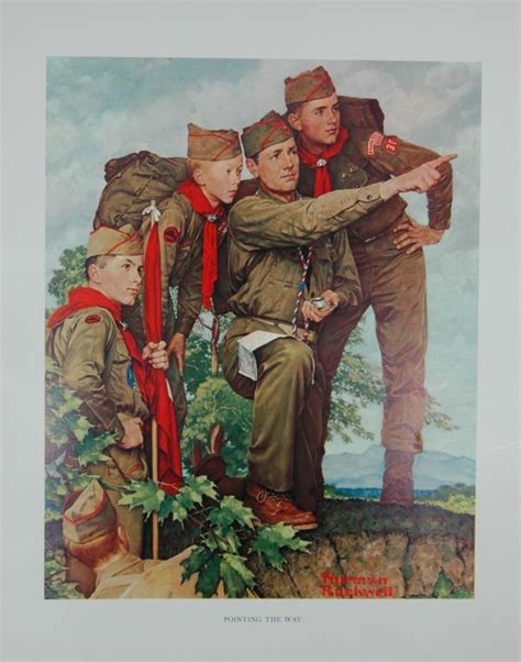 Set of Five Norman Rockwell Prints USA circa 1950 Set of five prints by the all-American artist ...