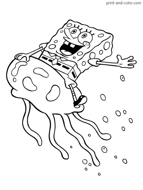 spongebob squarepants coloring pages | Print and Color.com