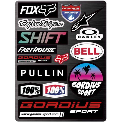 Planche Stickers Motocross | Planche Stickers Gordius Sport Team 2023