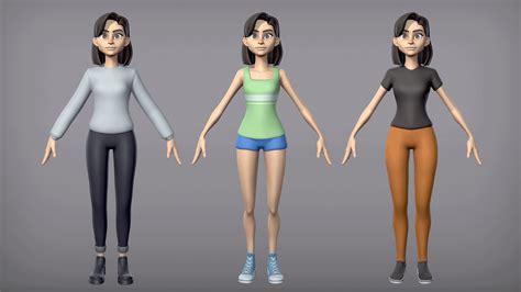 Fiona 3D Cartoon Character
