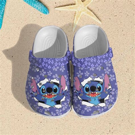 Stitch Crocs Charms Crocs Clog Shoes | Purple crocs, Crocs shoes, Clogs ...