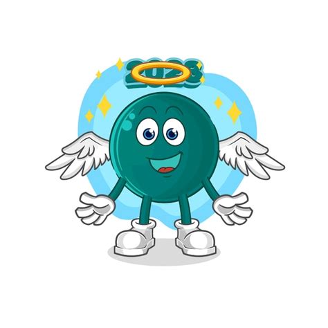 Premium Vector | 2023 angel with wings vector cartoon character