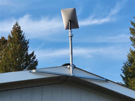 Heavy-Duty Adjustable Eave Mount For Starlink And More