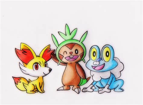 Pokemon Generation 6: Kalos Starter by GTS257-CT on DeviantArt