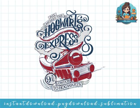 Kids Harry Potter All Aboard The Hogwarts Express png, subli - Inspire Uplift