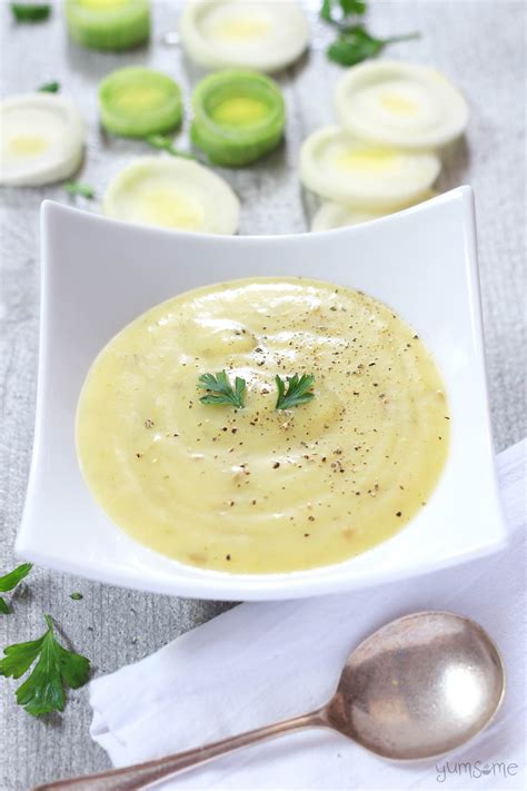 Hearty Vegan Potato, Leek, and Cheese Soup