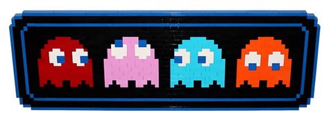 Pac-Man Ghosts: Blinky, Pinky, Inky & Clyde | The Brothers Brick | The ...