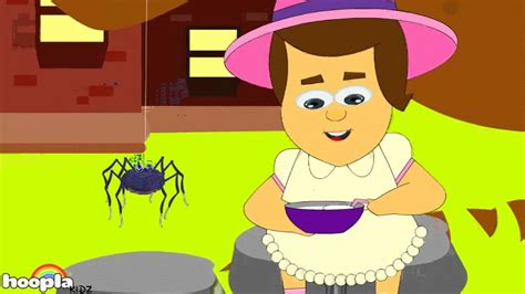 Little Miss Muffet | Classic Nursery Rhymes | HooplaKidz - YouTube