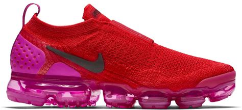 Women's Nike Air VaporMax Flyknit Moc 2 University Red Fuchsia Blast