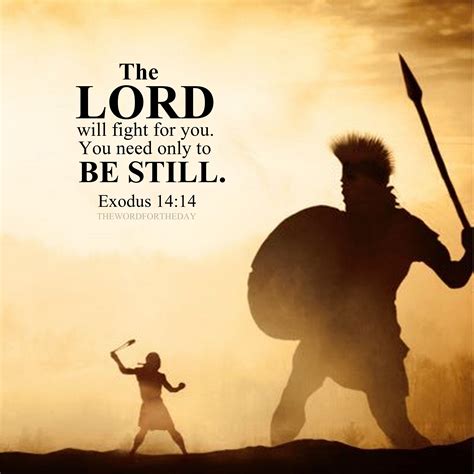 #david and goliath #bible verse #Bible Quotes #exodus 14:14 #christian ...