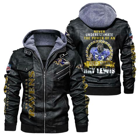 Best Baltimore Ravens Leather Jacket Gift For Fans - Ravensfanhome.com