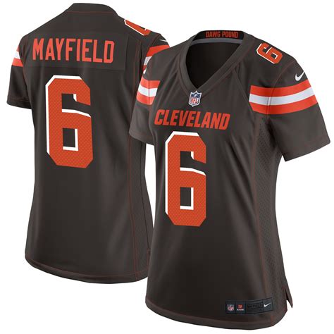 Nike Baker Mayfield Cleveland Browns Women's Brown Game Jersey