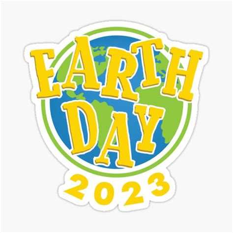 "Earth Day 2023 " Sticker for Sale by jtrenshaw | Redbubble