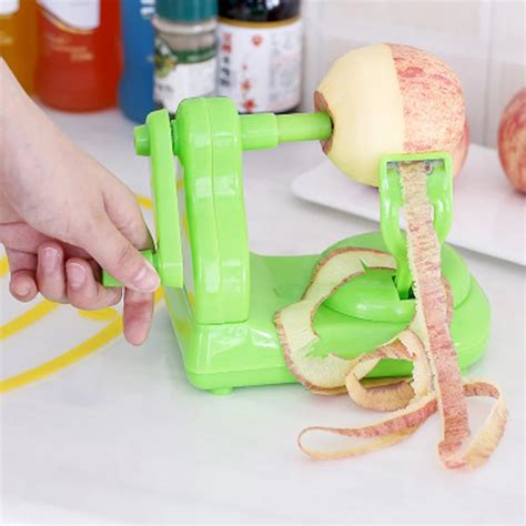 Multifunctional hand cranked fruit peeler plastic stainless steel Apple peeling machine peeling ...