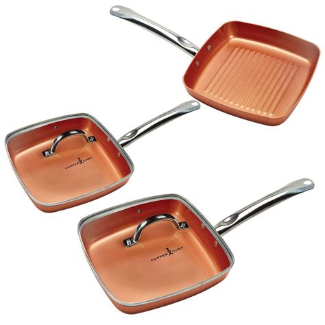 Copper Chef Square Fry Pan 5 Piece Set - $44.99 Shipped! (reg. $59.99) - Become a Coupon Queen